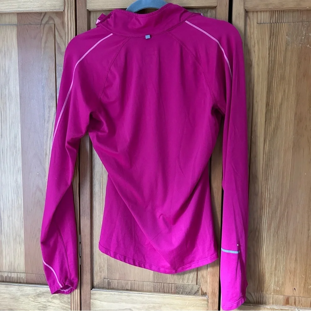 Nike Magenta Dri-FIT Half-Zip Performance Top
